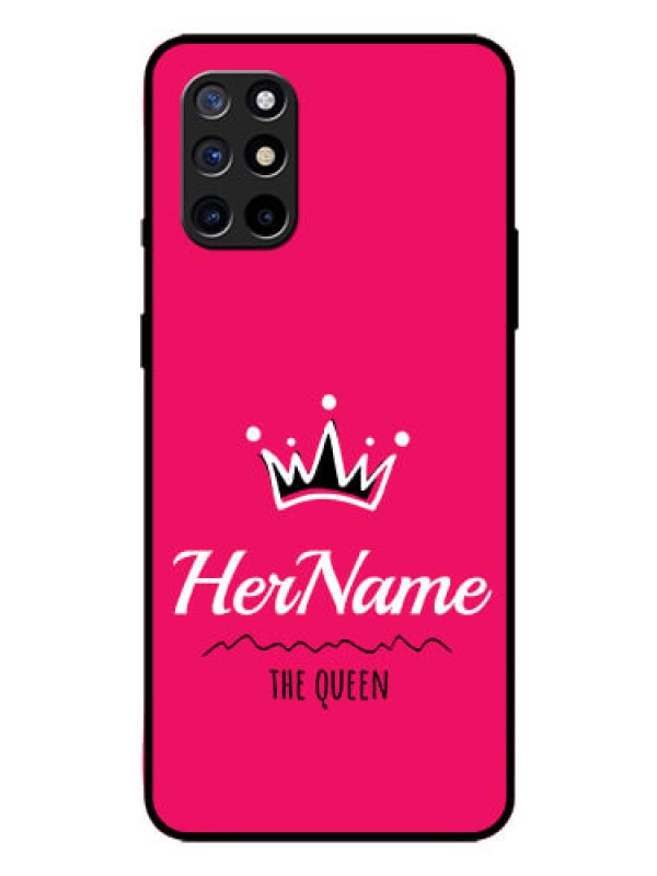 Custom Oneplus 8T Glass Phone Case Queen with Name