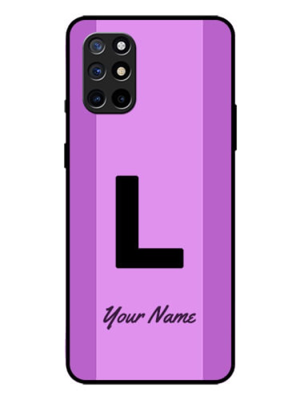 Custom OnePlus 8T Custom Glass Phone Case - Tricolor custom text Design