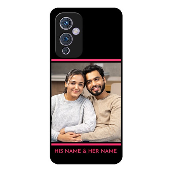 Oneplus 9 5G Custom Glass Mobile Case - with Add Text Design