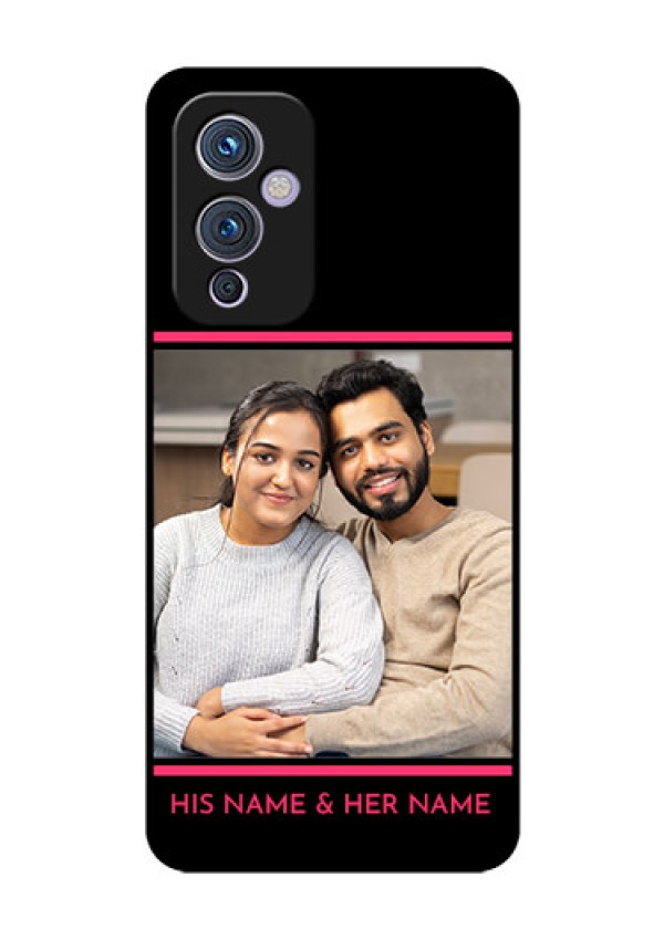 Oneplus 9 5G Custom Glass Mobile Case - with Add Text Design