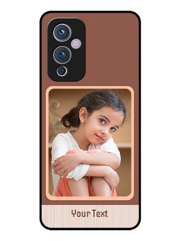 Custom Oneplus 9 5G Custom Glass Phone Case - Simple Pic Upload Design