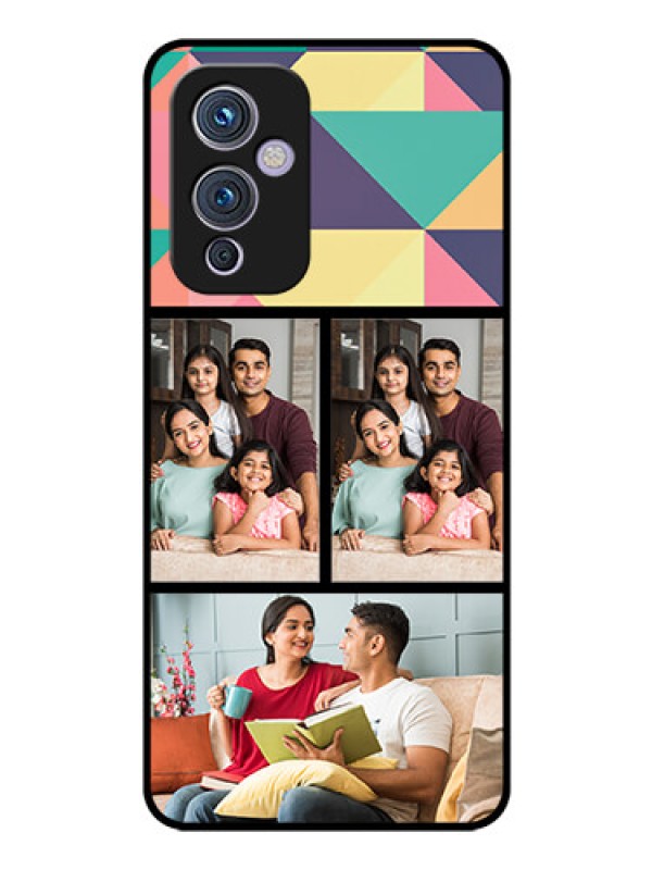 Custom Oneplus 9 5G Custom Glass Phone Case - Bulk Pic Upload Design