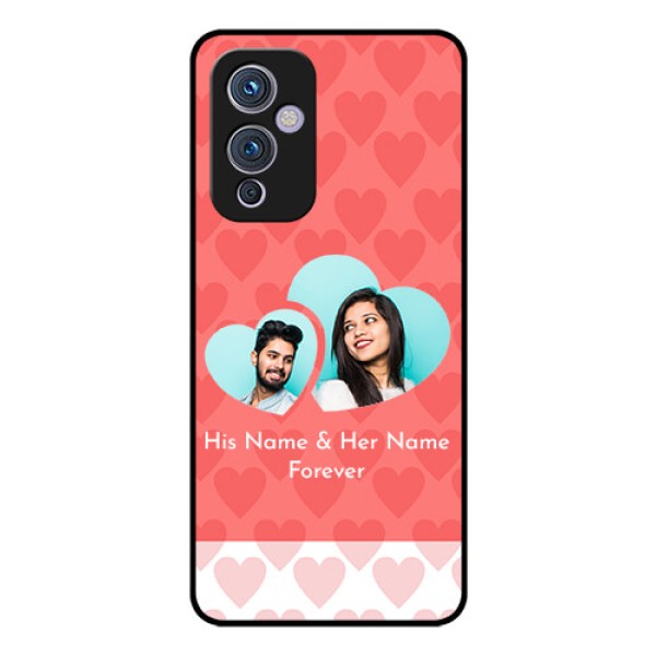 Oneplus 9 5G Personalized Glass Phone Case - Couple Pic Upload Design Oneplus 9 5G Personalized Glass Phone Case - Couple Pic Upload Design