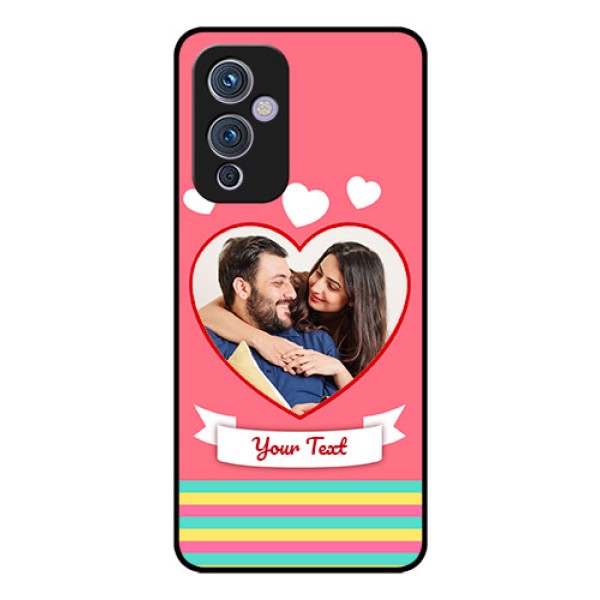 Oneplus 9 5G Photo Printing on Glass Case - Love Doodle Design