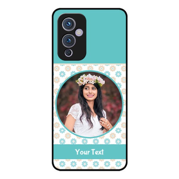 Oneplus 9 5G Custom Glass Mobile Case - Beautiful Flowers Design
