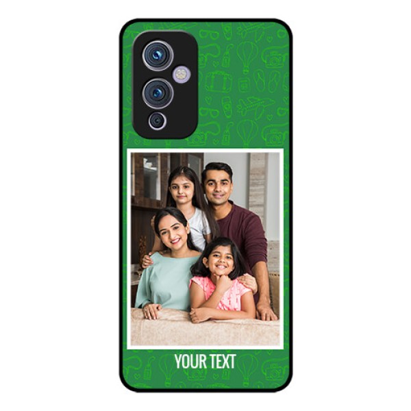 Oneplus 9 5G Personalized Glass Phone Case - Picture Upload Design