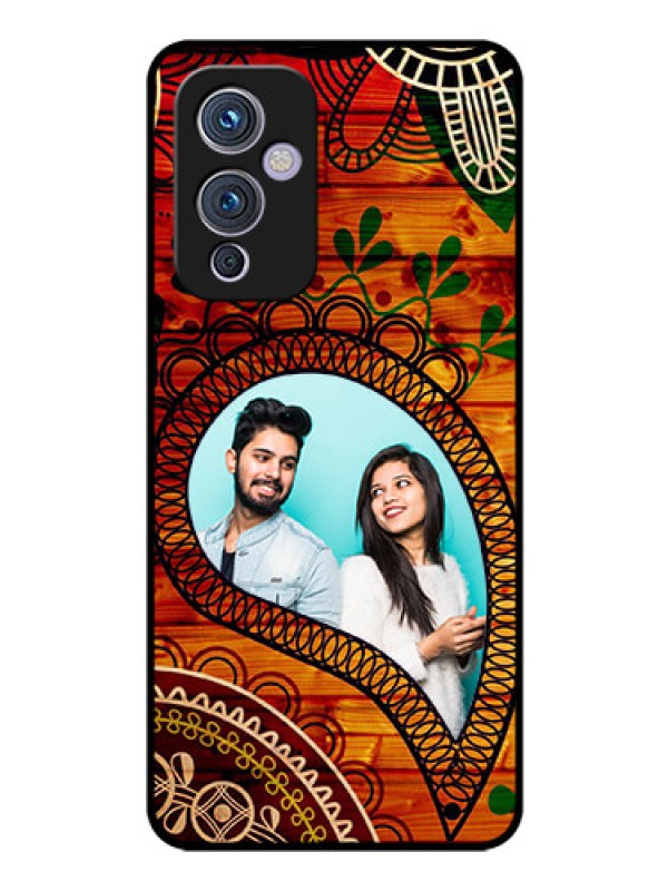 Custom Oneplus 9 5G Personalized Glass Phone Case - Abstract Colorful Design