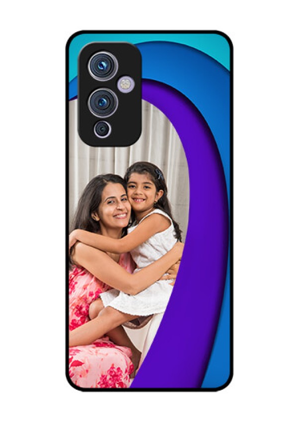 Oneplus 9 5G Photo Printing on Glass Case - Simple Pattern Design