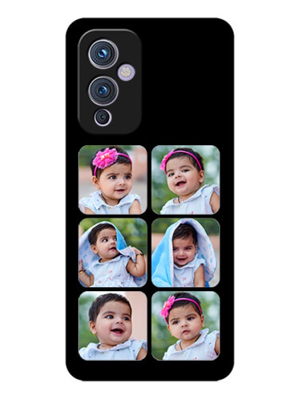 Custom Oneplus 9 5G Photo Printing on Glass Case - Multiple Pictures Design