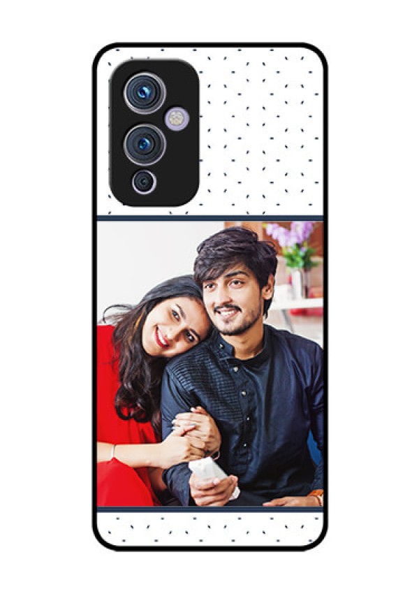 Oneplus 9 5G Personalized Glass Phone Case - Premium Dot Design