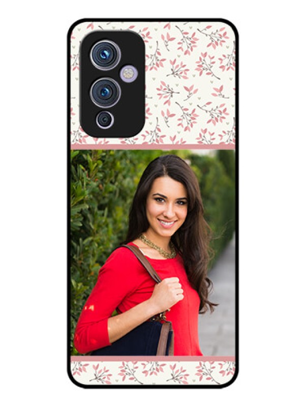 Custom Oneplus 9 5G Custom Glass Phone Case - Premium Floral Design
