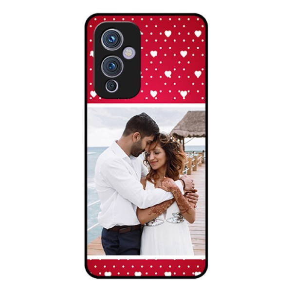 Oneplus 9 5G Photo Printing on Glass Case - Hearts Mobile Case Design Oneplus 9 5G Photo Printing on Glass Case - Hearts Mobile Case Design