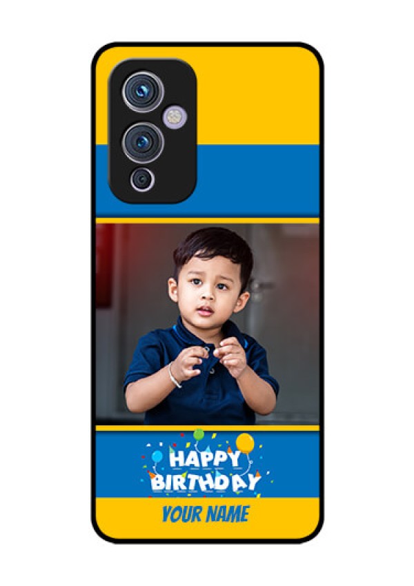 Oneplus 9 5G Custom Glass Mobile Case - Birthday Wishes Design