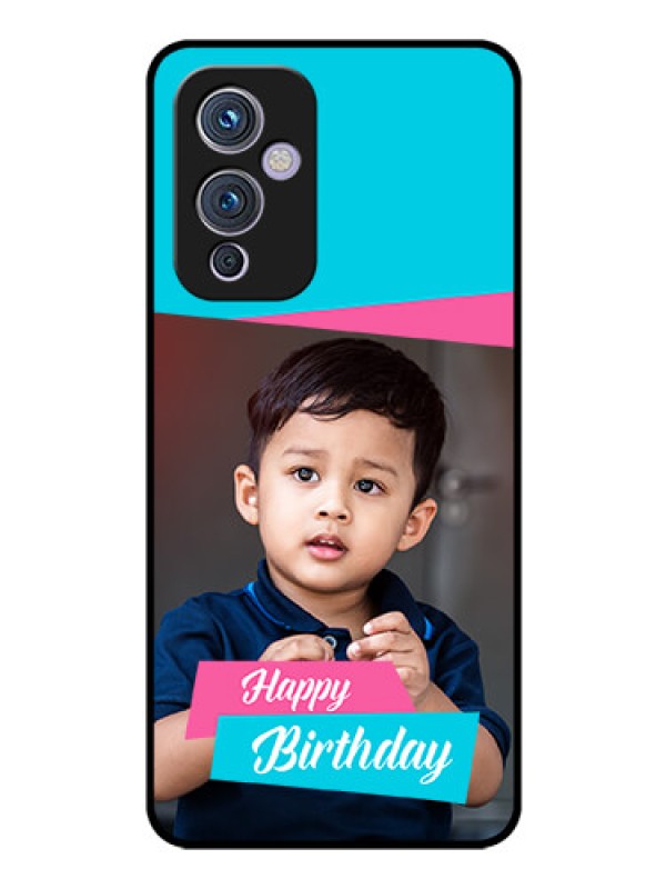 Custom Oneplus 9 5G Personalized Glass Phone Case - Image Holder with 2 Color Design