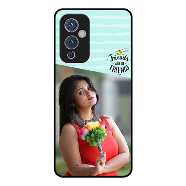 Oneplus 9 5G Custom Glass Phone Case - Friends Picture Icon Design Oneplus 9 5G Custom Glass Phone Case - Friends Picture Icon Design