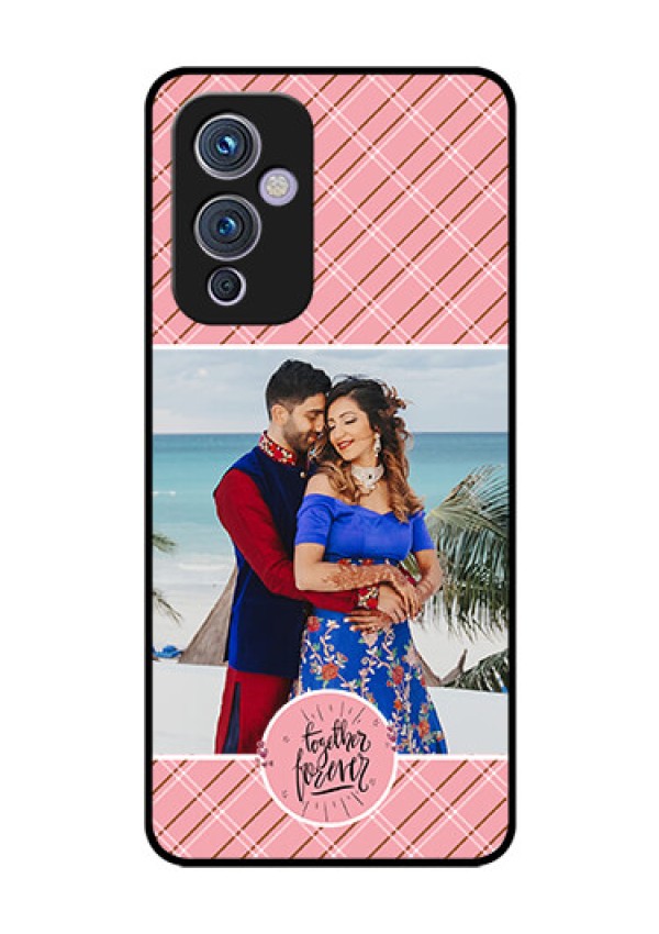 Oneplus 9 5G Personalized Glass Phone Case - Together Forever Design
