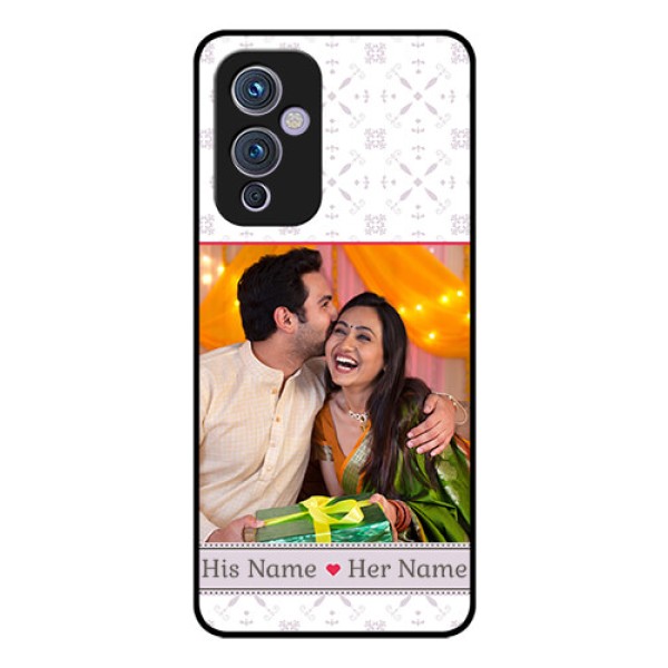 Oneplus 9 5G Custom Glass Mobile Case - with Photo and Ethnic Design