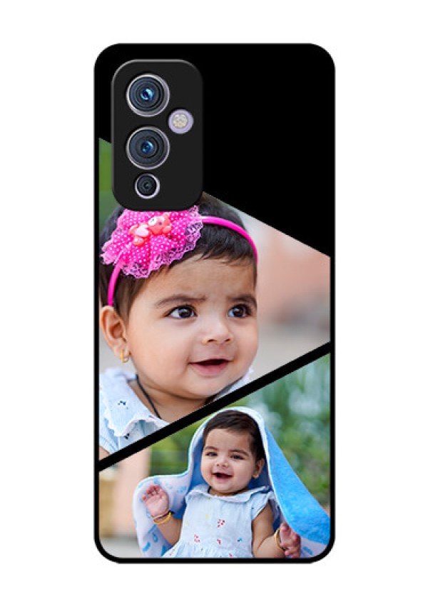 Oneplus 9 5G Custom Glass Phone Case - Semi Cut Design