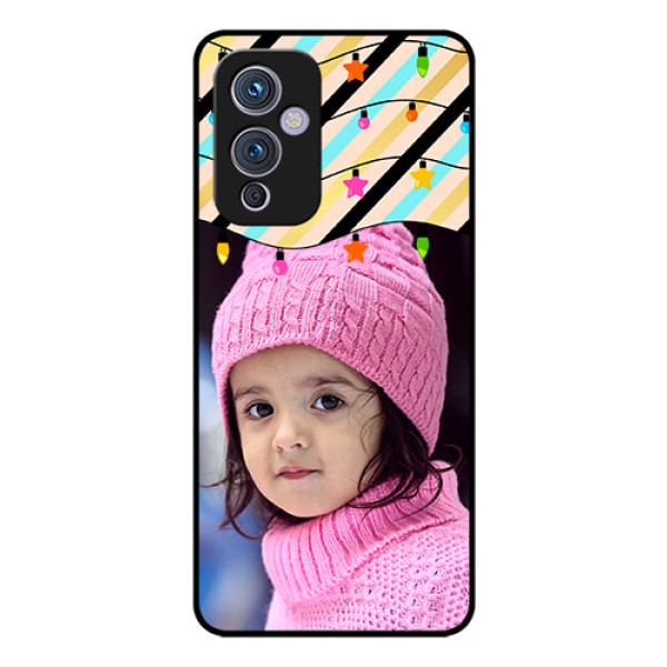 Oneplus 9 5G Custom Glass Mobile Case - Lights Hanging Design Oneplus 9 5G Custom Glass Mobile Case - Lights Hanging Design