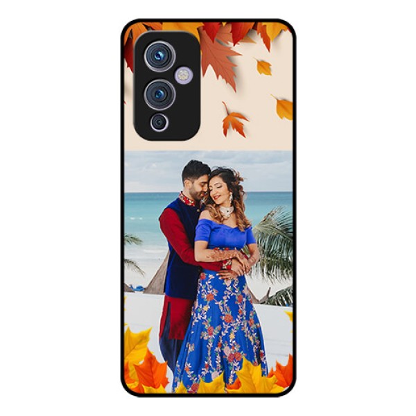 Oneplus 9 5G Photo Printing on Glass Case - Autumn Maple Leaves Design Oneplus 9 5G Photo Printing on Glass Case - Autumn Maple Leaves Design