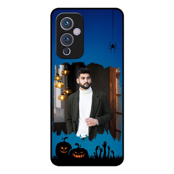 Oneplus 9 5G Photo Printing on Glass Case - with pro Halloween design 