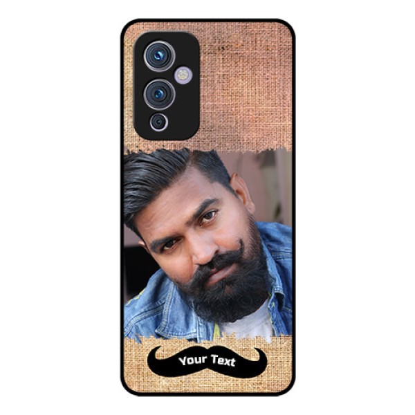 Oneplus 9 5G Personalized Glass Phone Case - with Texture Design