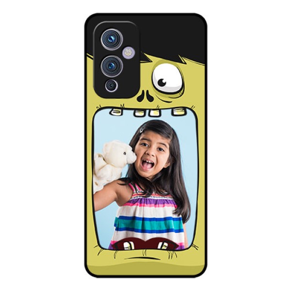 Oneplus 9 5G Personalized Glass Phone Case - Cartoon monster back case Design Oneplus 9 5G Personalized Glass Phone Case - Cartoon monster back case Design