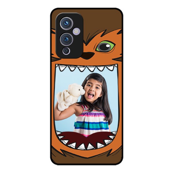 Oneplus 9 5G Photo Printing on Glass Case - Owl Monster Back Case Design Oneplus 9 5G Photo Printing on Glass Case - Owl Monster Back Case Design