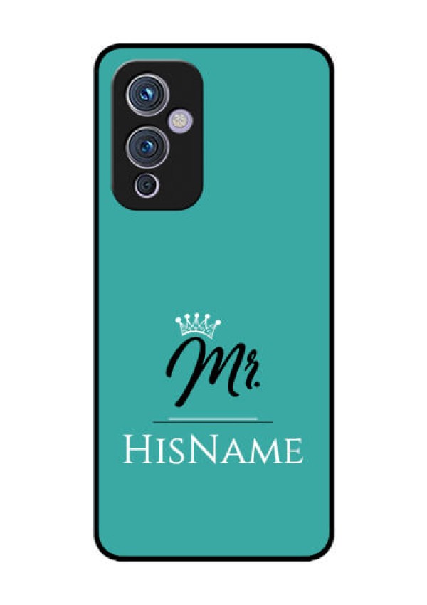 Oneplus 9 5G Custom Glass Phone Case Mr with Name