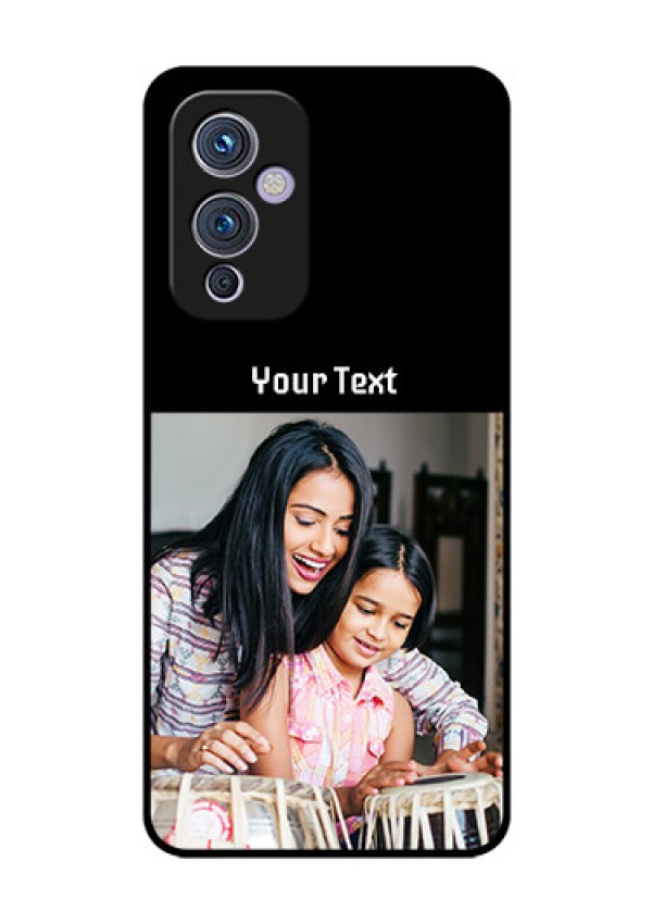 Oneplus 9 5G Photo with Name on Glass Phone Case