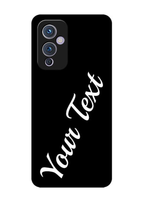 Oneplus 9 5G Custom Glass Mobile Cover with Your Name