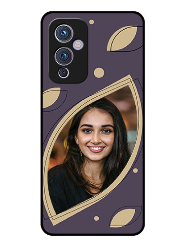 Custom OnePlus 9 5G Custom Glass Mobile Case - Falling Leaf Design