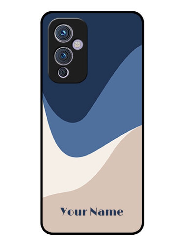 Custom OnePlus 9 5G Custom Glass Phone Case - Abstract Drip Art Design