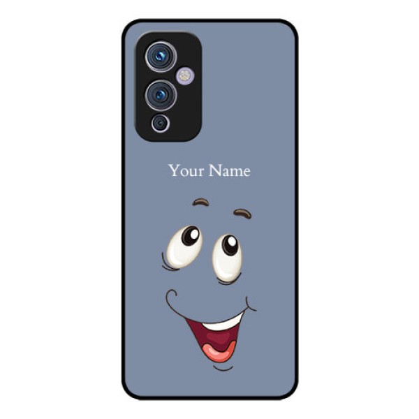OnePlus 9 5G Photo Printing on Glass Case - Laughing Cartoon Face Design OnePlus 9 5G Photo Printing on Glass Case - Laughing Cartoon Face Design