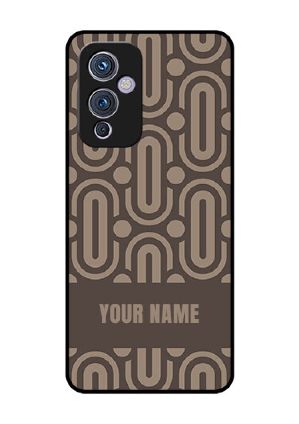 OnePlus 9 5G Custom Glass Phone Case - Captivating Zero Pattern Design