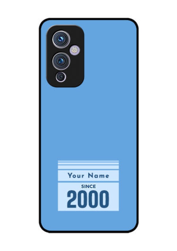 OnePlus 9 5G Custom Glass Mobile Case - Custom Year of birth Design