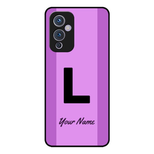 OnePlus 9 5G Custom Glass Phone Case - Tricolor custom text Design OnePlus 9 5G Custom Glass Phone Case - Tricolor custom text Design
