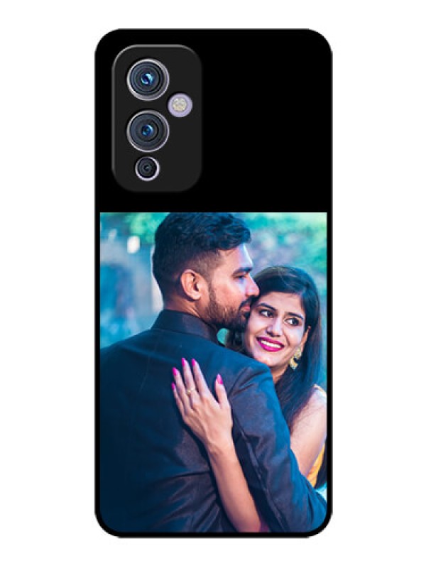 Custom OnePlus 9 5G Custom Glass Phone Case - Upload Full Picture With Custom Color Design