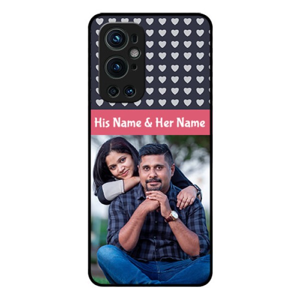 Oneplus 9 Pro 5G Custom Glass Mobile Case - Love Symbols Design
