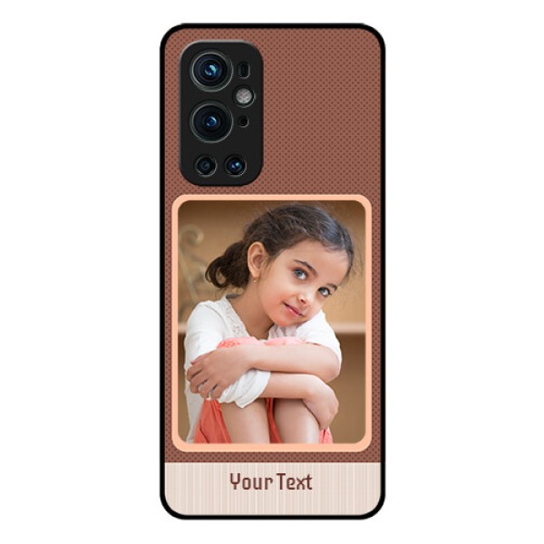 Oneplus 9 Pro 5G Custom Glass Phone Case - Simple Pic Upload Design