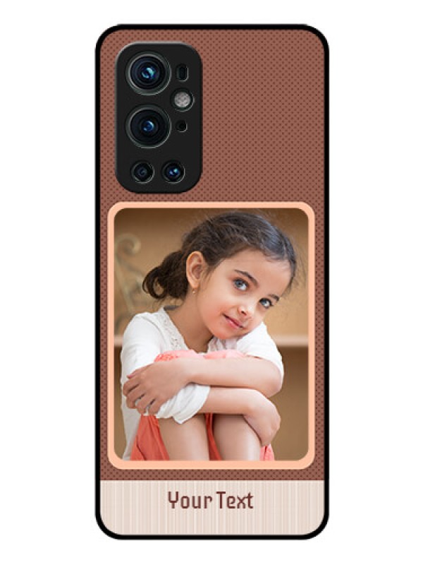 Custom Oneplus 9 Pro 5G Custom Glass Phone Case - Simple Pic Upload Design