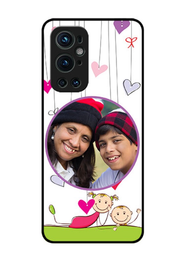 Oneplus 9 Pro 5G Photo Printing on Glass Case - Cute Kids Phone Case Design