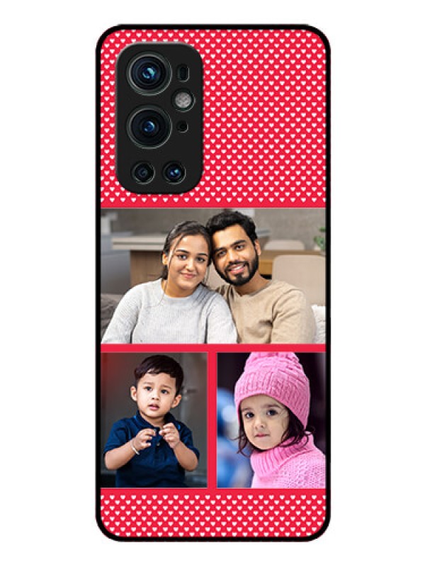 Custom Oneplus 9 Pro 5G Personalized Glass Phone Case - Bulk Pic Upload Design