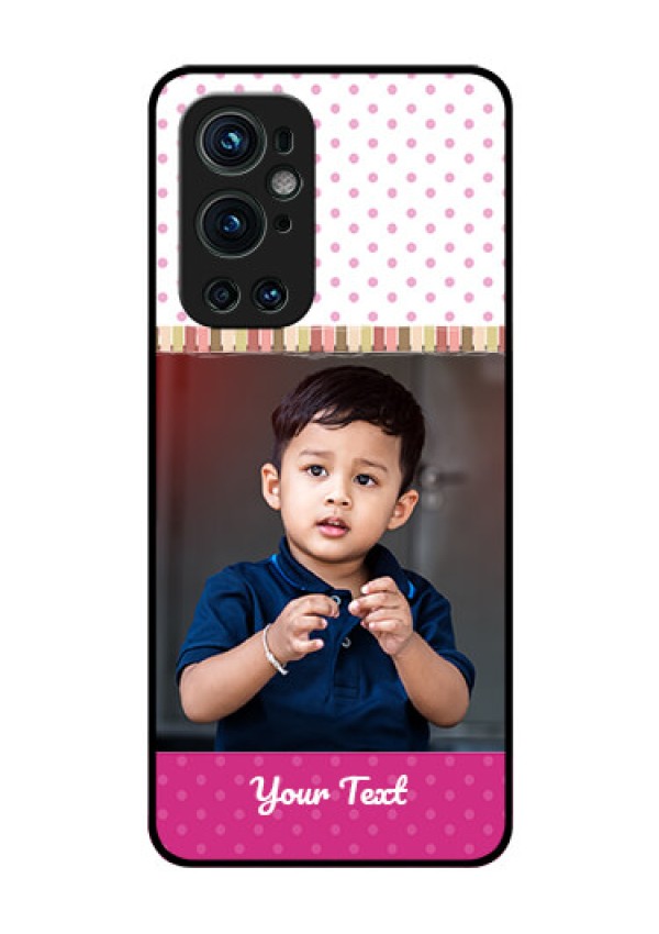 Oneplus 9 Pro 5G Photo Printing on Glass Case - Cute Girls Cover Design