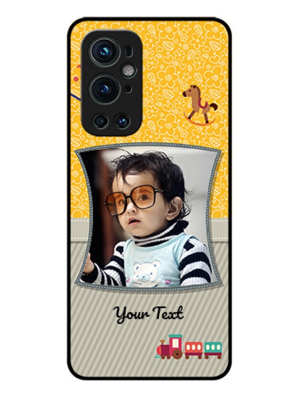 Custom Oneplus 9 Pro 5G Personalized Glass Phone Case - Baby Picture Upload Design
