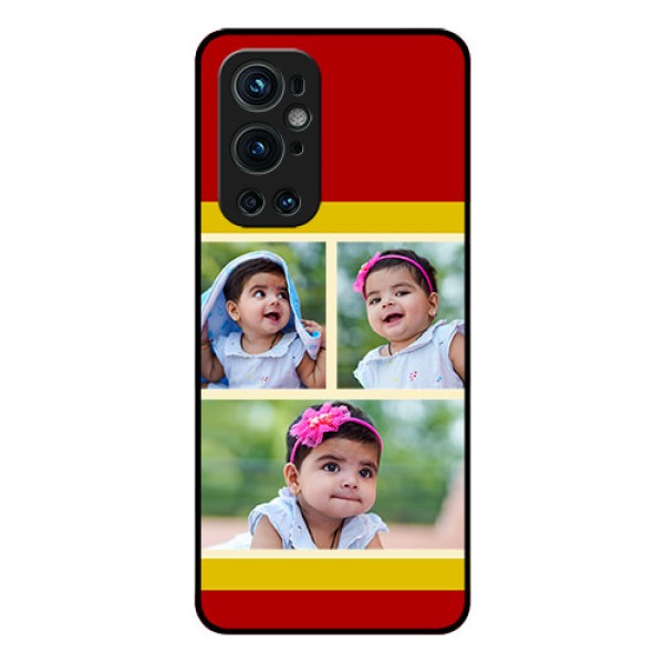 Oneplus 9 Pro 5G Custom Glass Mobile Case - Multiple Pic Upload Design Oneplus 9 Pro 5G Custom Glass Mobile Case - Multiple Pic Upload Design