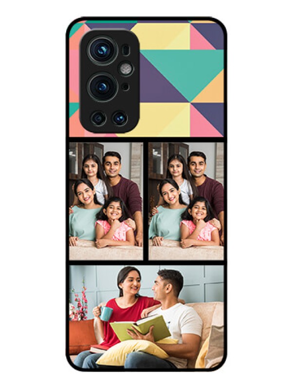 Custom Oneplus 9 Pro 5G Custom Glass Phone Case - Bulk Pic Upload Design