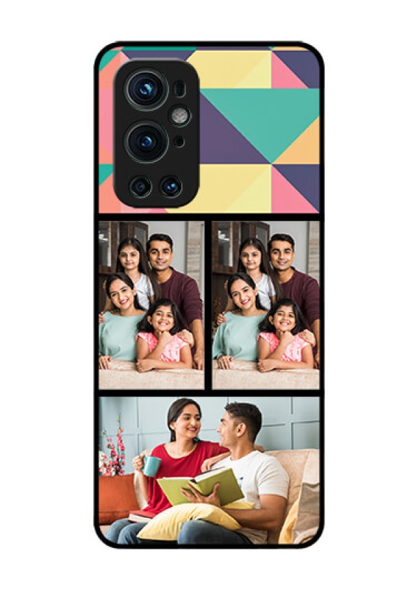 Oneplus 9 Pro 5G Custom Glass Phone Case - Bulk Pic Upload Design