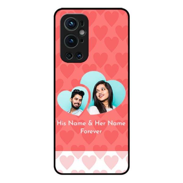 Oneplus 9 Pro 5G Personalized Glass Phone Case - Couple Pic Upload Design Oneplus 9 Pro 5G Personalized Glass Phone Case - Couple Pic Upload Design