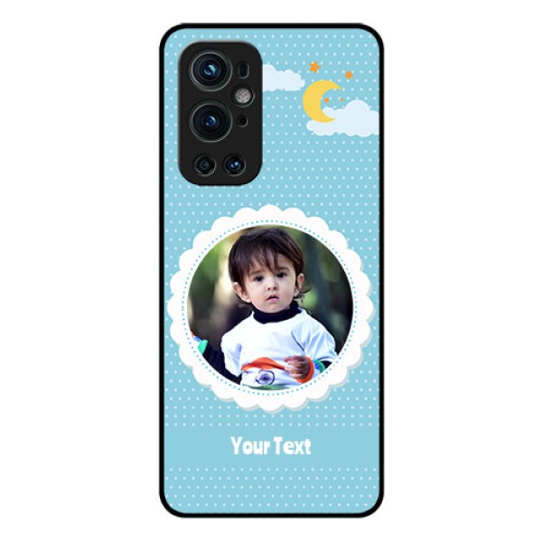 Oneplus 9 Pro 5G Personalised Glass Phone Case - Violet Pattern Design Oneplus 9 Pro 5G Personalised Glass Phone Case - Violet Pattern Design